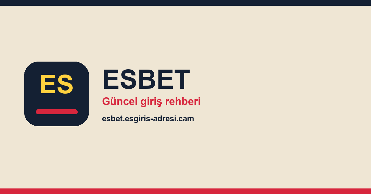 غلاف دليل دخول Esbet